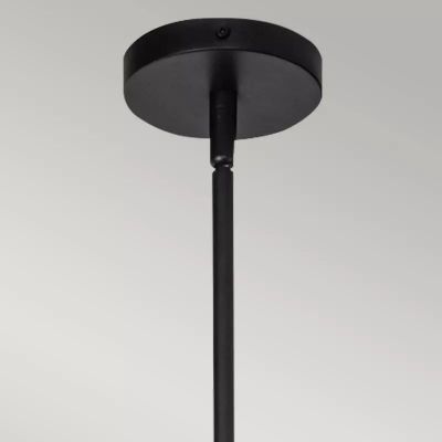 Elstead Lighting Daphne lampa podsufitowa 1x60 W czarna ALM-DAPHNE-P-S-MB