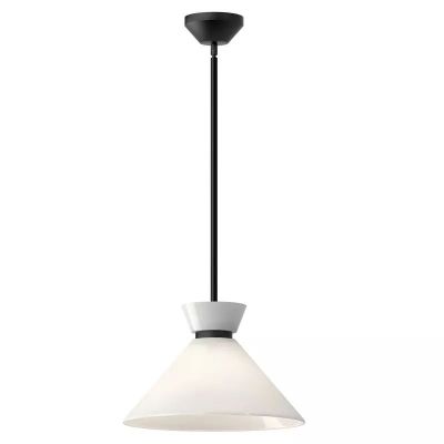 Elstead Lighting Halston lampa podsufitowa 1x60 W czarna ALM-HALSTON-P-M-BK