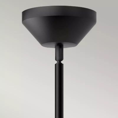 Elstead Lighting Halston lampa podsufitowa 1x60 W czarna ALM-HALSTON-P-M-BK