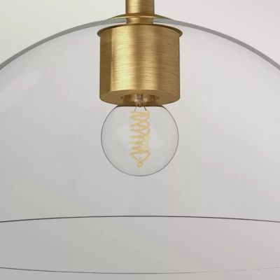 Elstead Lighting Jude lampa podsufitowa 1x60 W złota ALM-JUDE-SF-GD-CL