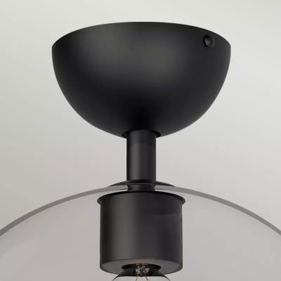 Elstead Lighting Jude lampa podsufitowa 1x30 W czarna ALM-JUDE-SF-MB-CL