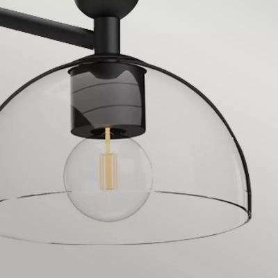 Elstead Lighting Jude lampa podsufitowa 3x60 W czarna ALM-JUDE3-MB-CL