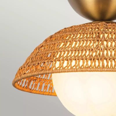Elstead Lighting Perth lampa podsufitowa 1x60 W złota ALM-PERTH-P-GD