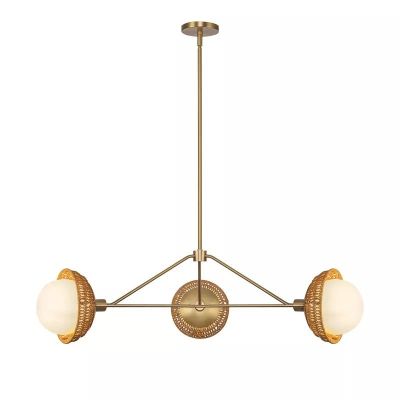 Elstead Lighting Perth lampa podsufitowa 3x40 W złota ALM-PERTH3-GD