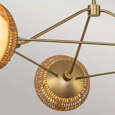 Elstead Lighting Perth lampa podsufitowa 3x40 W złota ALM-PERTH3-GD