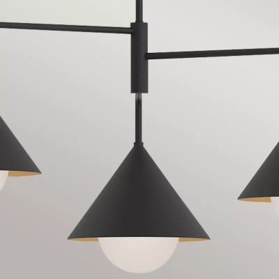 Elstead Lighting Remyck lampa podsufitowa 3x60 W czarna ALM-REMYCK3-BK