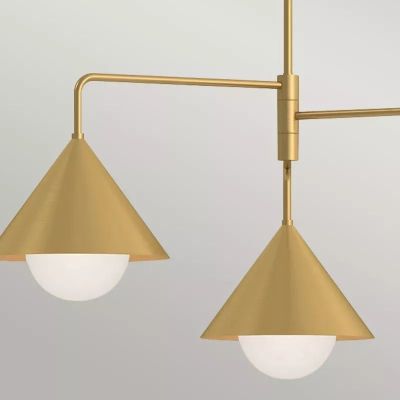 Elstead Lighting Remyck lampa podsufitowa 3x60 W złota ALM-REMYCK3-GD