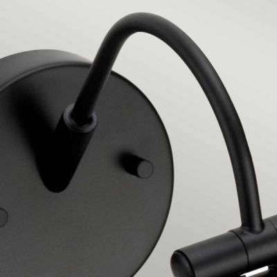 Elstead Lighting Alton kinkiet 1x6,6 W czarny ALTON-PL-S-BLK