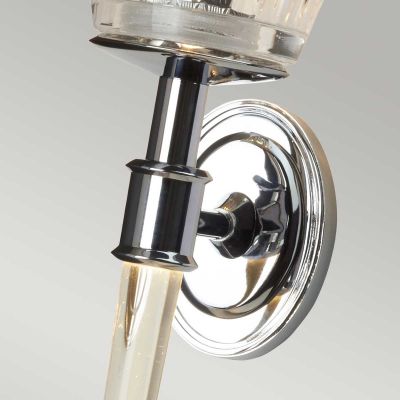 Elstead Lighting Agatha kinkiet 1x3 W 1x1 W chrom polerowany BATH-AGATHA-PC