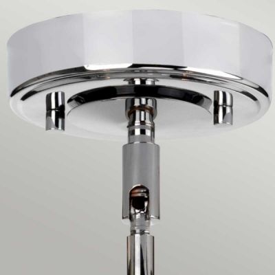 Elstead Lighting Agatha lampa wisząca 3x3 W 1x1 Wchrom polerowany BATH-AGATHA3P-PC