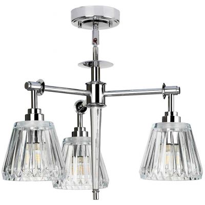Elstead Lighting Agatha lampa wisząca 3x3 W 1x1 Wchrom polerowany BATH-AGATHA3P-PC