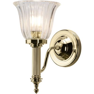 Elstead Lighting Carroll kinkiet 1x3 W mosiądz polerowany BATH-CARROLL1-PB