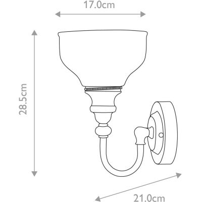 Elstead Lighting Cheadle kinkiet 1x3 W chrom polerowany BATH-CD1