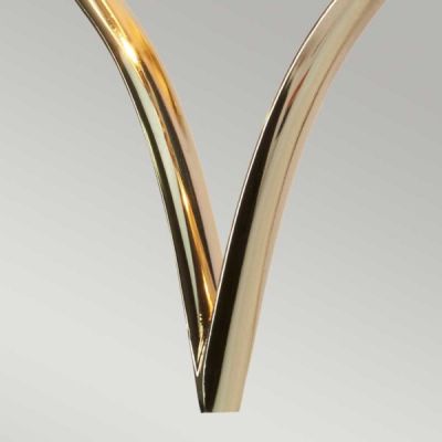 Elstead Lighting Falmouth kinkiet 1x3 W 1x1 W biały-złoty BATH-FALMOUTH-FG