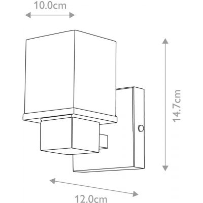 Elstead Lighting Gunnislake kinkiet 1x3 W chrom polerowany BATH-GW1
