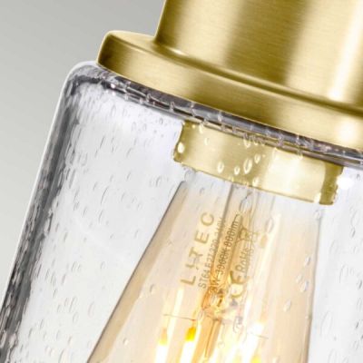 Elstead Lighting Greenwich kinkiet 1x60 W mosiądz szczotkowany BATH-MORVAH1-BB