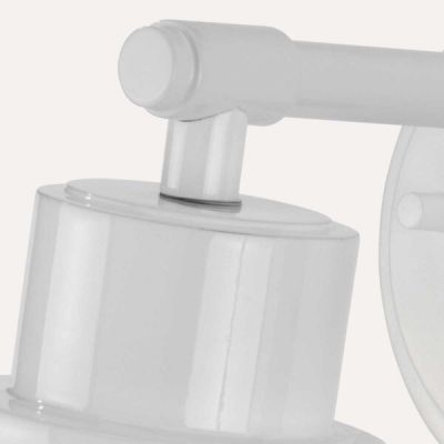 Elstead Lighting Greenwich kinkiet 1x60 W biały BATH-MORVAH1-W