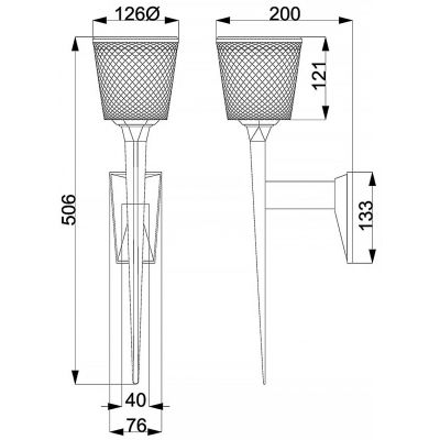 Elstead Lighting Verity kinkiet 1x3 W chrom polerowany BATH-VERITY-PC