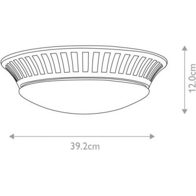 Elstead Lighting Whitby plafon 1x9 W chrom polerowany BATH-WHITBY-F