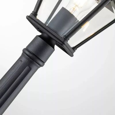 Elstead Lighting Bayview lampa stojąca zewnętrzna 1x60 W czarna BAYVIEW-4M-BK