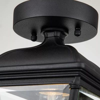 Elstead Lighting Bayview lampa podsufitowa zewnętrzna 1x60 W czarna BAYVIEW-PORCH-BK