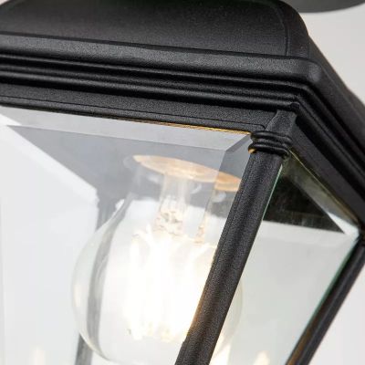 Elstead Lighting Bayview lampa podsufitowa zewnętrzna 1x60 W czarna BAYVIEW-PORCH-BK
