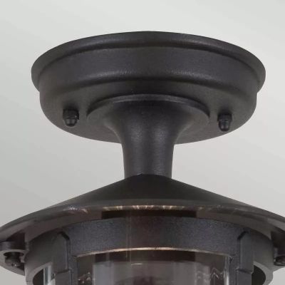 Elstead Lighting Hereford lampa podsufitowa zewnętrzna 1x60 W czarna BL13A-BLACK