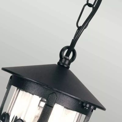 Elstead Lighting Hereford lampa wisząca 1x60 W czarna BL13B-BLACK
