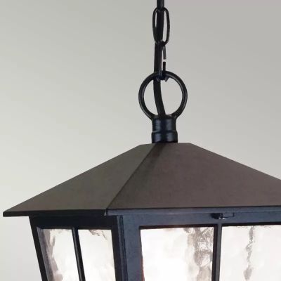 Elstead Lighting Canterbury lampa wisząca 1x60 W czarna BL48M-BLACK