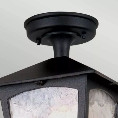 Elstead Lighting York lampa podsufitowa zewnętrzna 1x60 W czarna BL6A-BLACK