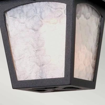 Elstead Lighting York lampa podsufitowa zewnętrzna 1x60 W czarna BL6A-BLACK