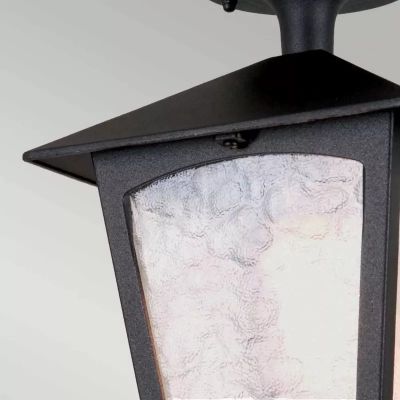 Elstead Lighting York lampa podsufitowa zewnętrzna 1x60 W czarna BL6A-BLACK