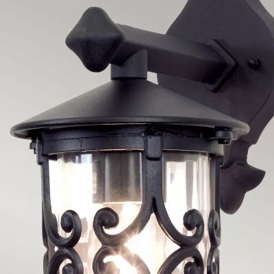 Elstead Lighting Hereford kinkiet zewnętrzny 1x60 W czarny BL8-BLACK