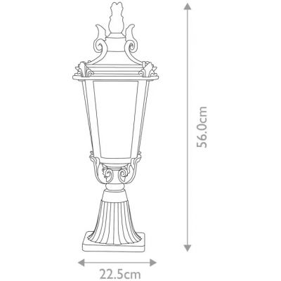 Elstead Lighting Baltimore lampa stojąca zewnętrzna 1x60 W postarzany brąz BT3-M