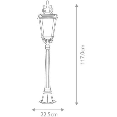 Elstead Lighting Baltimore lampa stojąca zewnętrzna 1x60 W postarzany brąz BT4-M