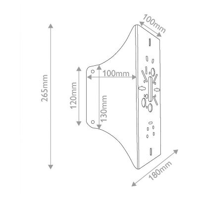 Elstead Lighting Corner Brackets uchwyt do montażu narożnego czarny C-BKT2-BLACK