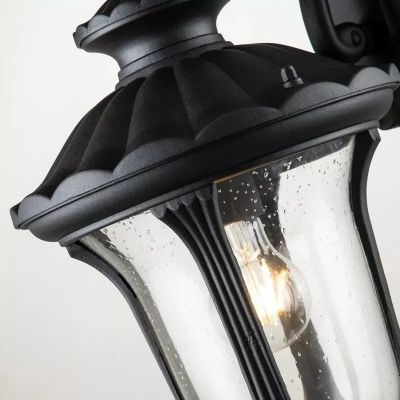 Elstead Lighting Chicago kinkiet zewnętrzny 1x60 W teksturowana czerń CC2-S-BK