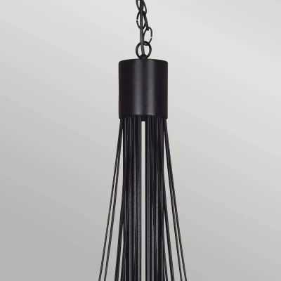 Elstead Lighting Carisbrooke lampa wisząca 18x60 W czarna CB18-BLACK