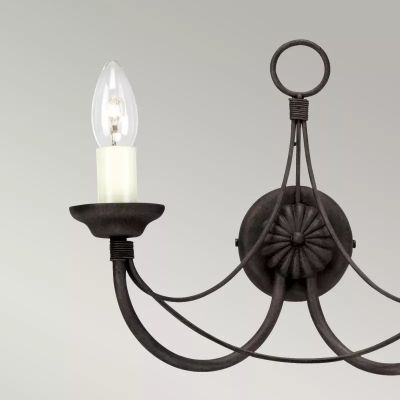 Elstead Lighting Carisbrooke kinkiet 2x60 W czarny CB2-BLACK