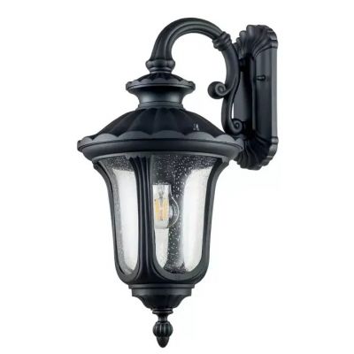 Elstead Lighting Chicago kinkiet zewnętrzny 1x60 W teksturowana czerń CC2-M-BK