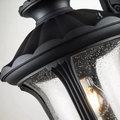 Elstead Lighting Chicago kinkiet zewnętrzny 1x60 W teksturowana czerń CC2-M-BK