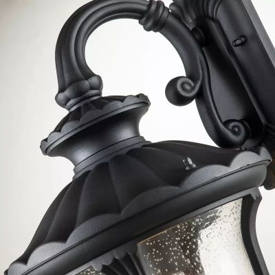 Elstead Lighting Chicago kinkiet zewnętrzny 1x60 W teksturowana czerń CC2-M-BK