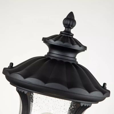 Elstead Lighting Chicago lampa stojąca zewnętrzna 1x60 W teksturowana czerń CC3-S-BK