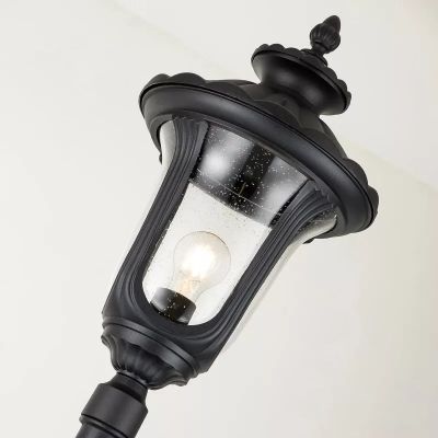 Elstead Lighting Chicago lampa stojąca zewnętrzna 1x60 W teksturowana czerń CC5-M-BK