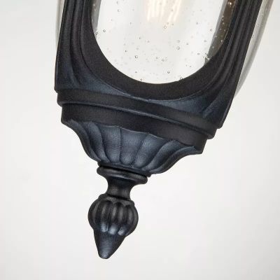 Elstead Lighting Chicago lampa wisząca 1x60 W teksturowana czerń CC8-S-BK