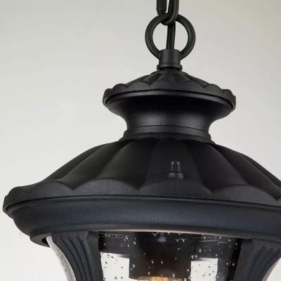 Elstead Lighting Chicago lampa wisząca 1x60 W teksturowana czerń CC8-S-BK