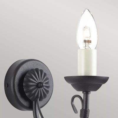 Elstead Lighting Chartwell kinkiet 1x60 W czarny CH1-BLACK