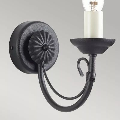 Elstead Lighting Chartwell kinkiet 1x60 W czarny CH1-BLACK