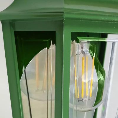 Elstead Lighting Deco Lane kinkiet zewnętrzny 1x60 W zielony DECO-LANE7-GREEN