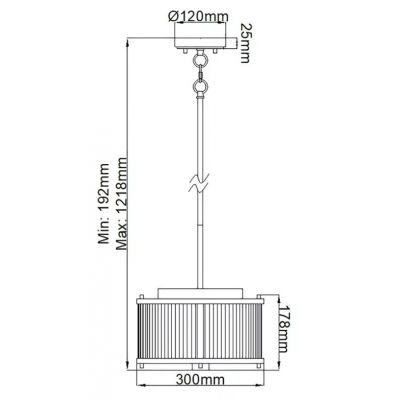Elstead Lighting Corona lampa wisząca 2x60 W ciemno brązowy/postarzany mosiądz DL-CORONA-2P-BAB